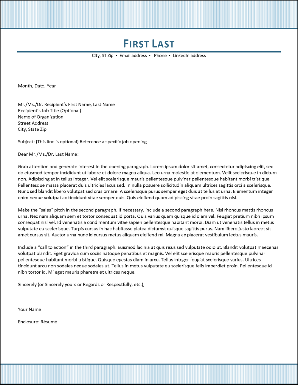Career Launcher Letterhead Template