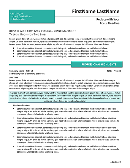 Distinctive Resume Templates | Home