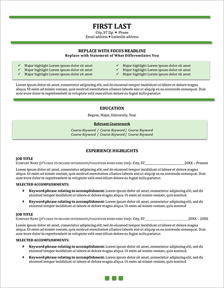 Distinctive Resume Templates | Home