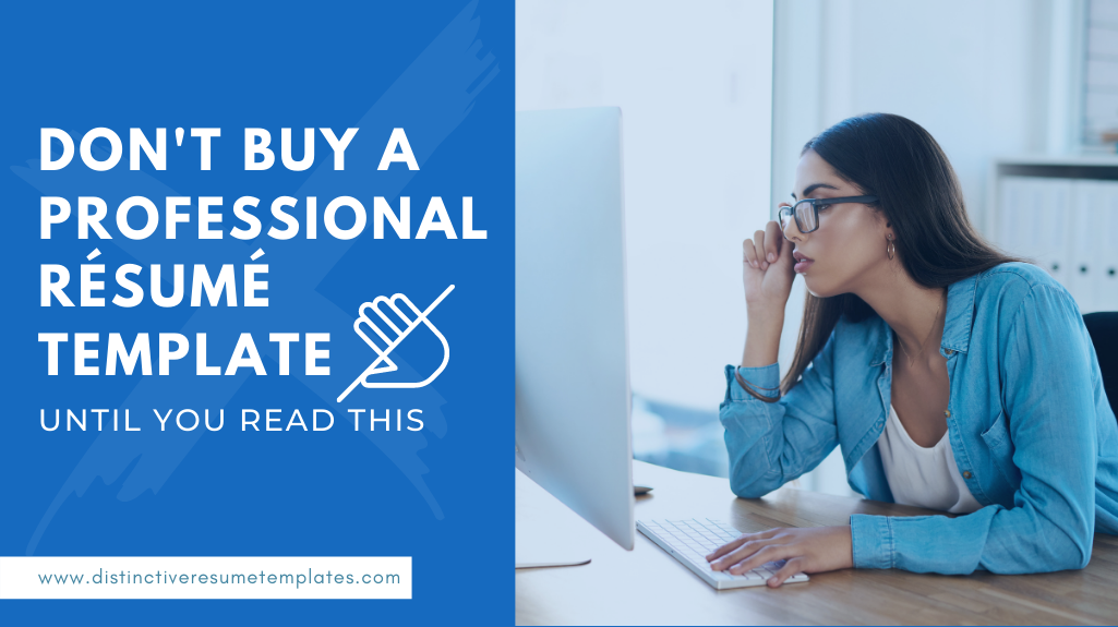 Don’t Buy A Resume Template Until You Read This