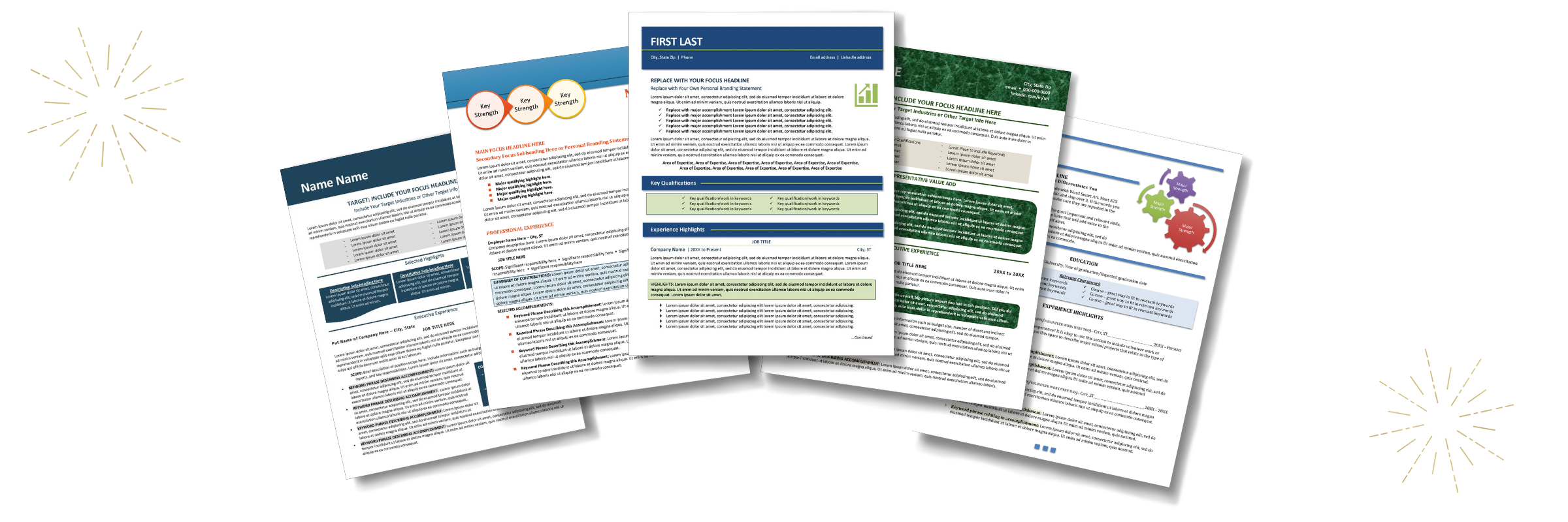 Resume Templates for Professionals and Executives Resume Templates for Professionals and Executives