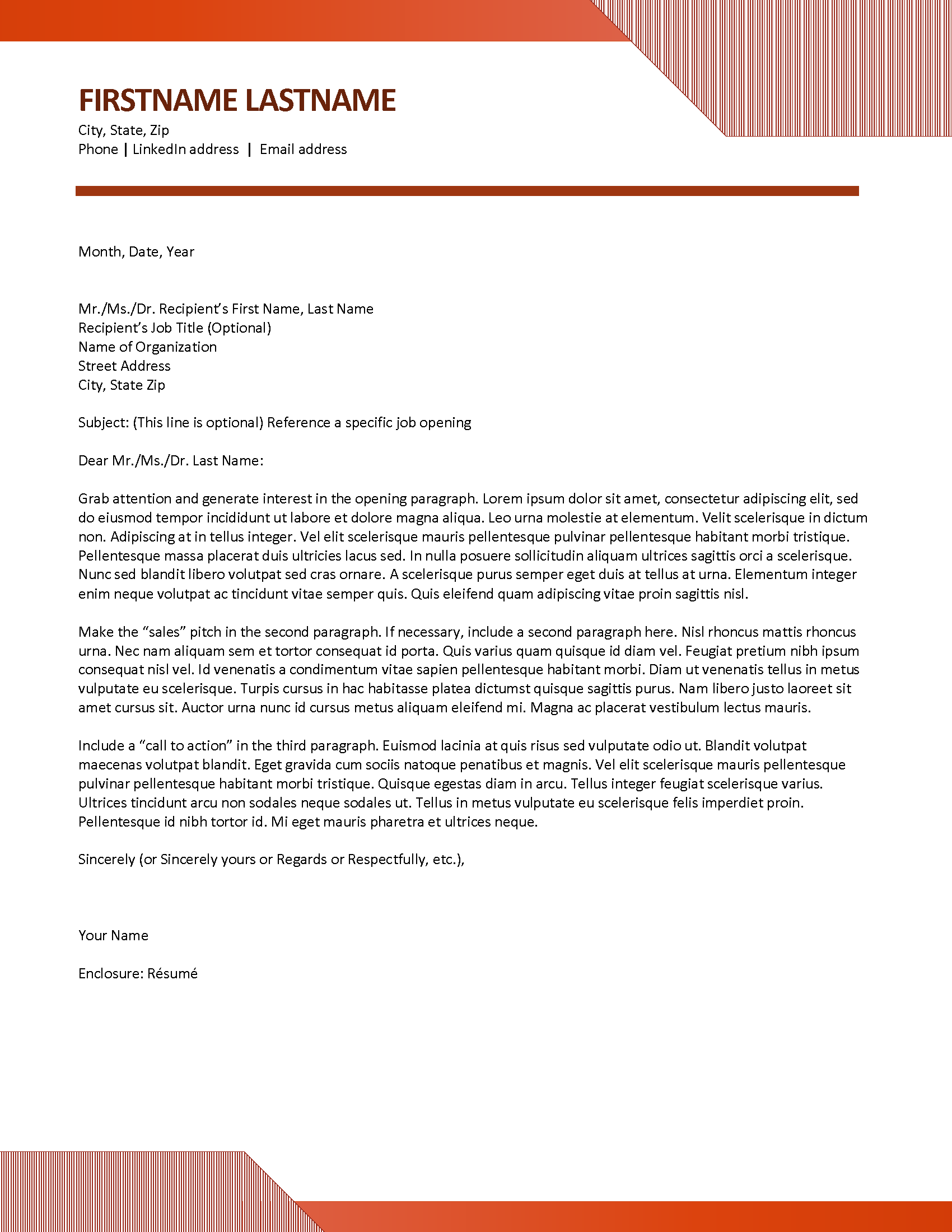 Career Optics Letterhead
