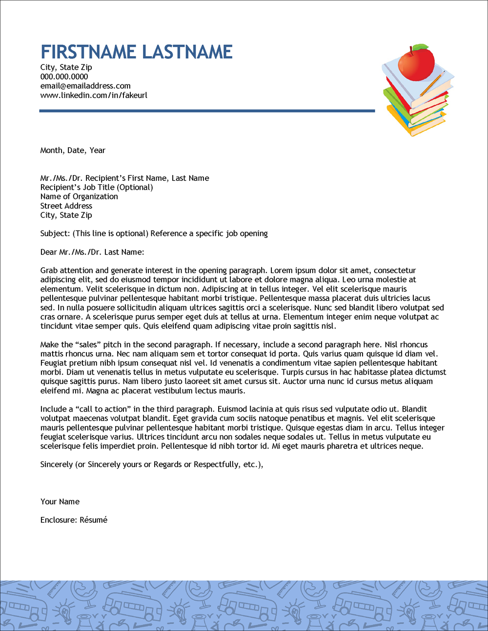 Elementary Education Edge Letterhead