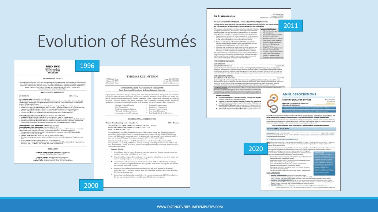 evolution of resumes from scannable to ATS friendly