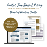 Board of Director Resume Templates Bundle