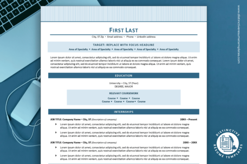 College Resume Template 1