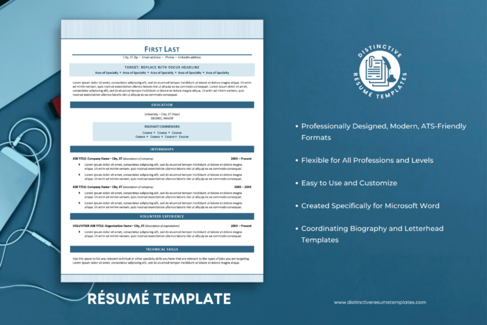 College Resume Template 2