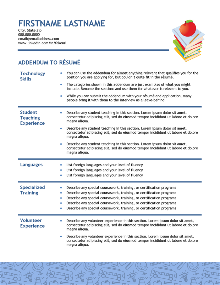 Elementary Education Edge Elementary Education Addendum Template