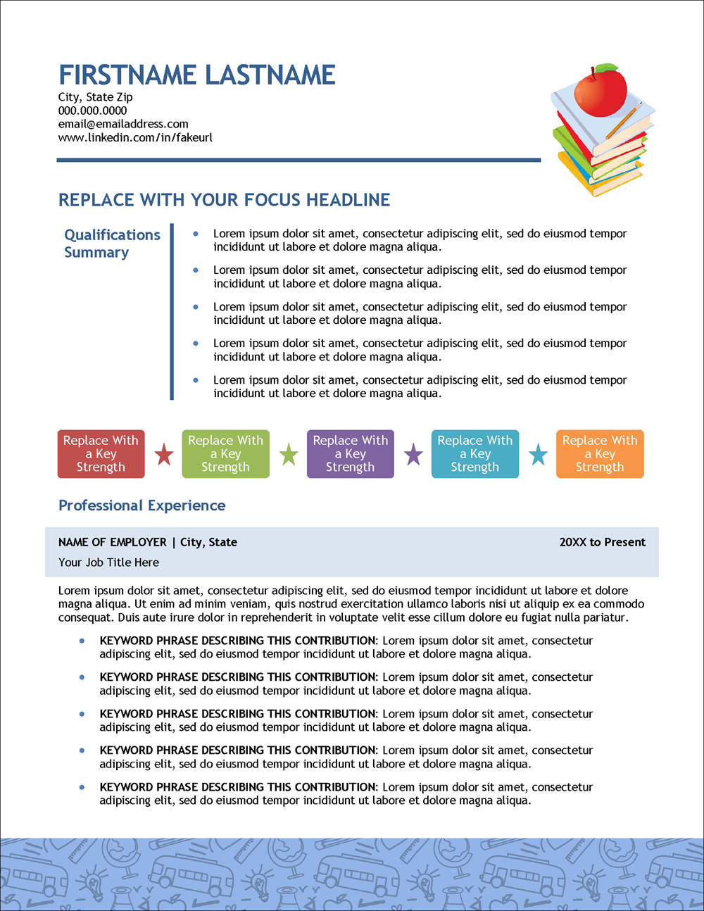 Elementary Education Edge Elementary Education Resume Template Page 1