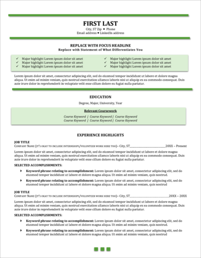 7 Best Resume Templates for Your - Emergencezen Resume Template 400x514 