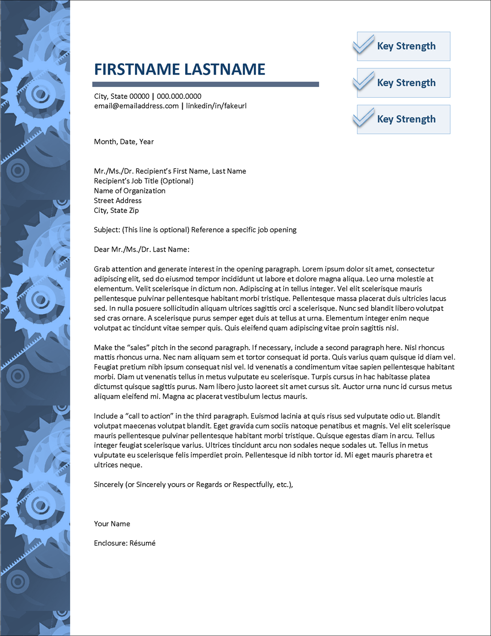 Letterhead Template for Manufacturing