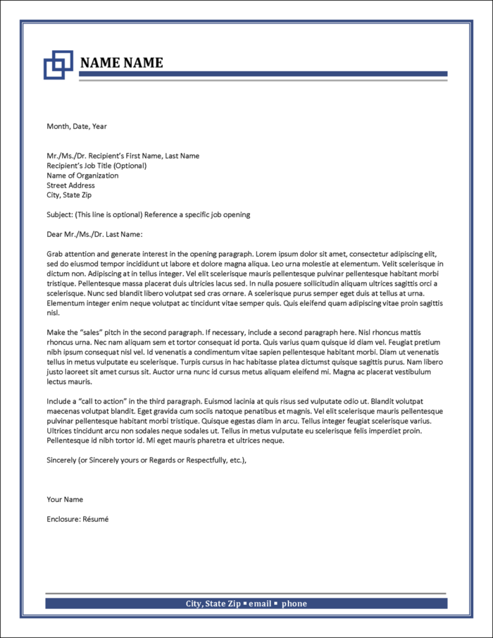 Genesis One-Page Letterhead Template