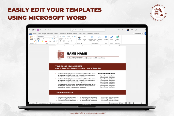 IT resume template 9