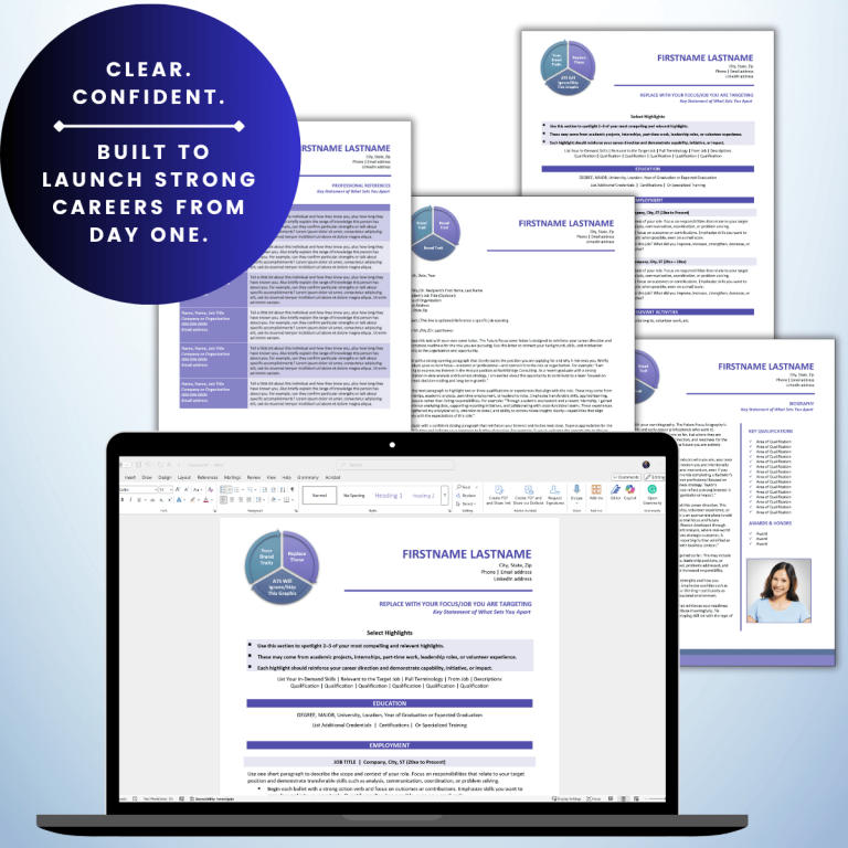 Launchpad Bundle Career Templates for Students (2)