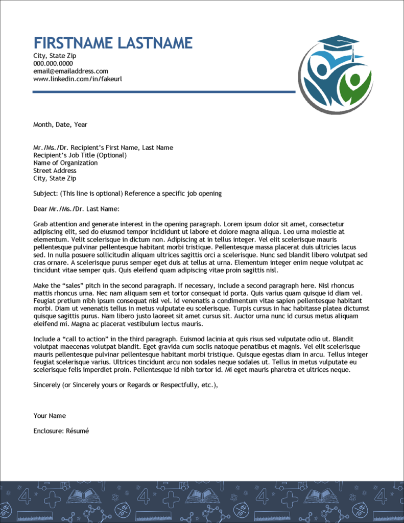 High School Teacher Resume Addendum Cover Letter Templates