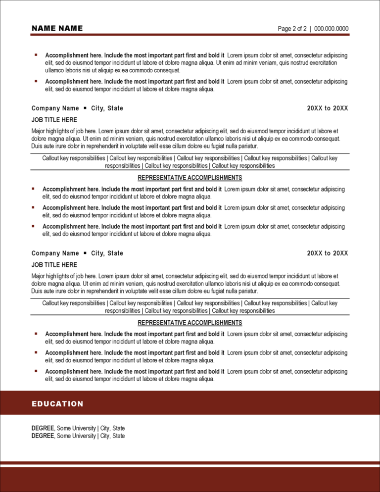 IT Resume Template for Information Technology Other Technical Jobs IT Resume Template for Information Technology Other Technical Jobs