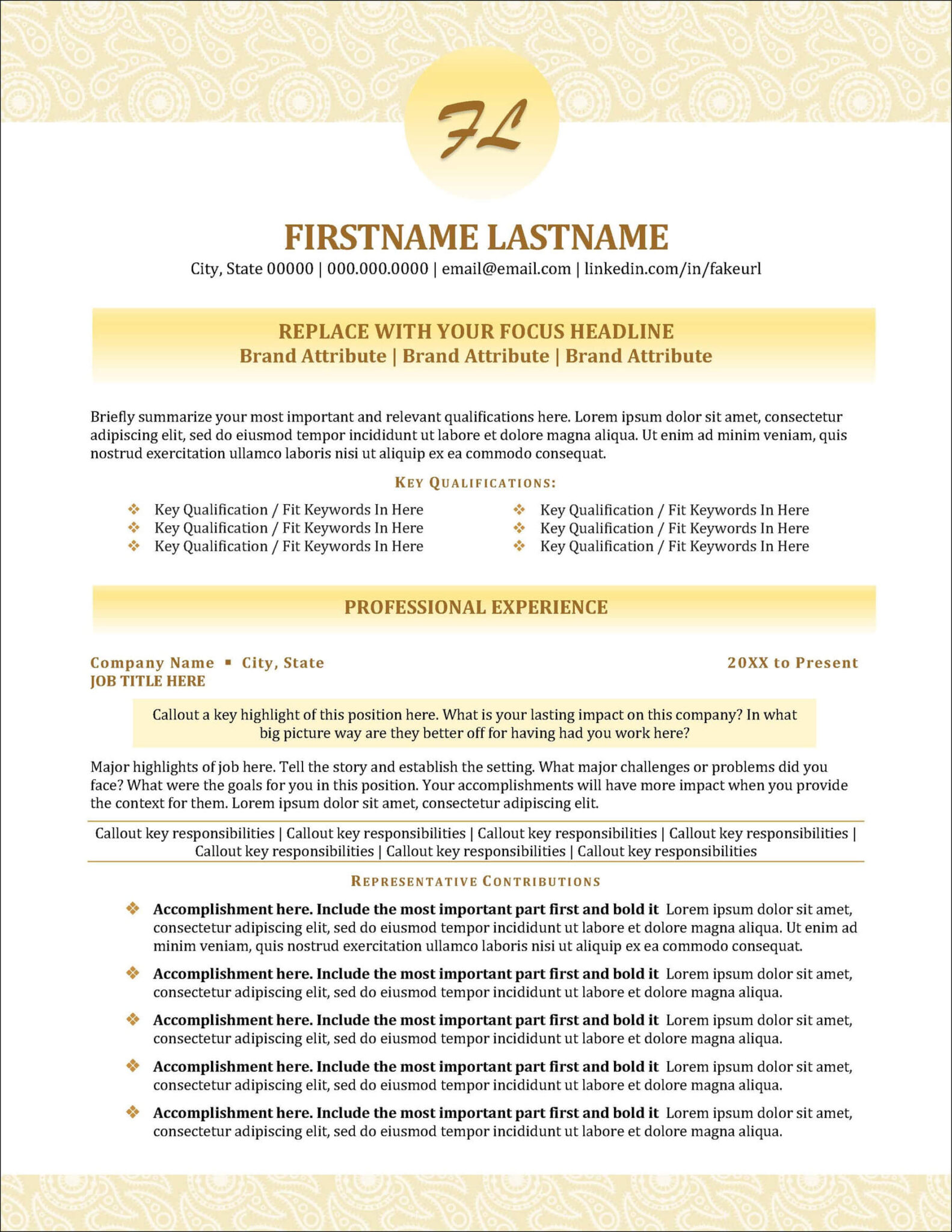 How To Use a Resume Addendum Template - Traditional Resume Template Page 1 1583x2048 