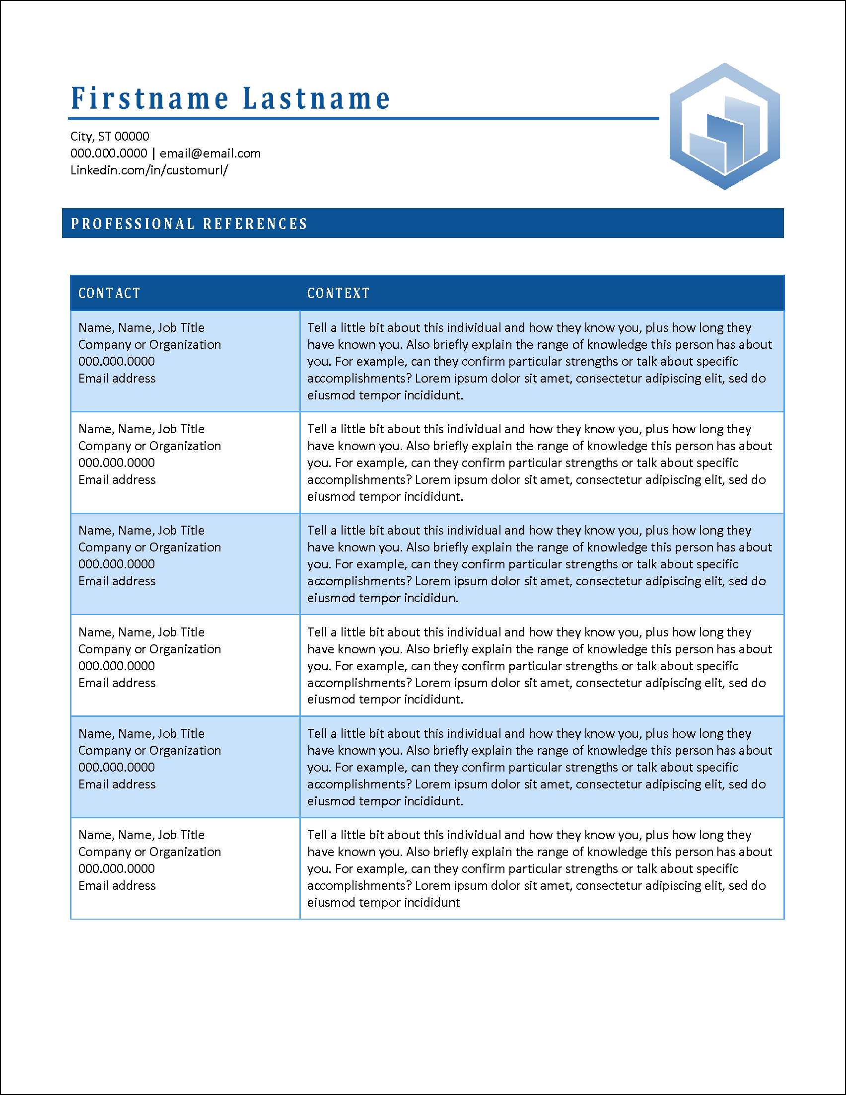 Upward Bound References