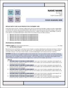 ATS-Compliant Resume Template Page 1