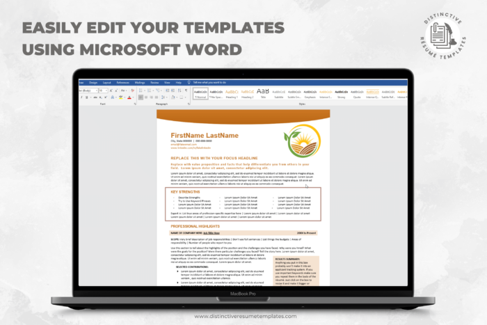 agricultural industry resume template 1