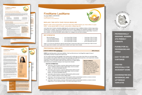 agricultural industry resume template 2