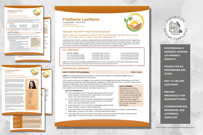 agricultural industry resume template 2