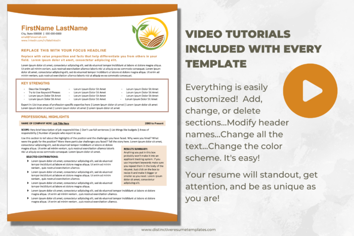 agricultural industry resume template 8