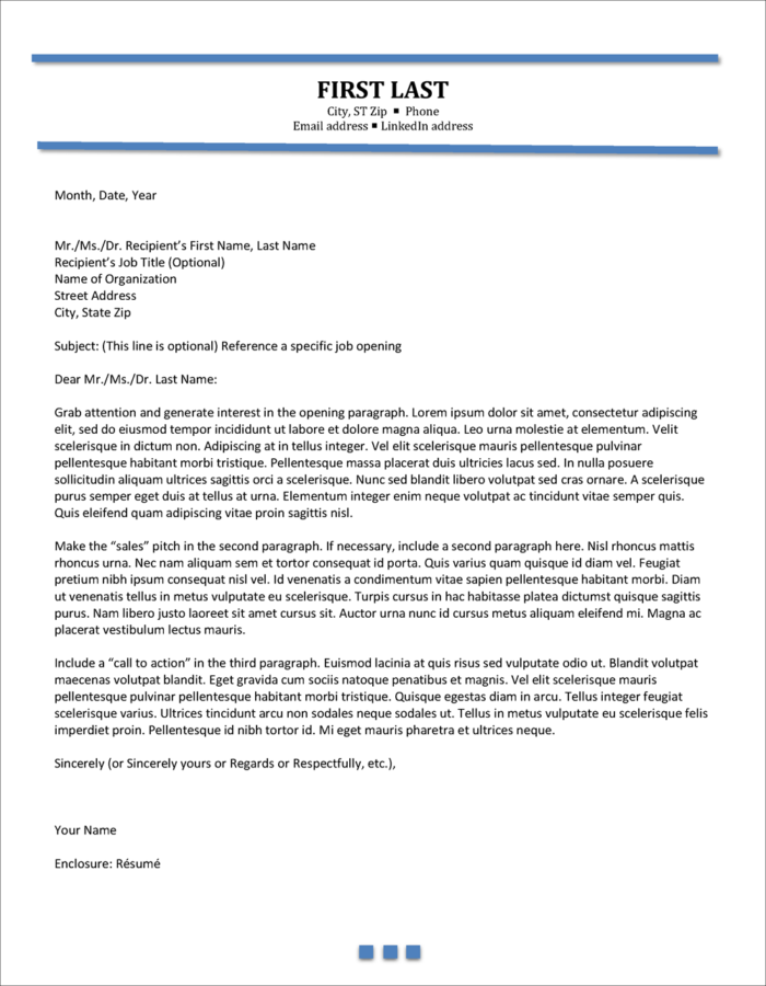 career propellant cover letter template