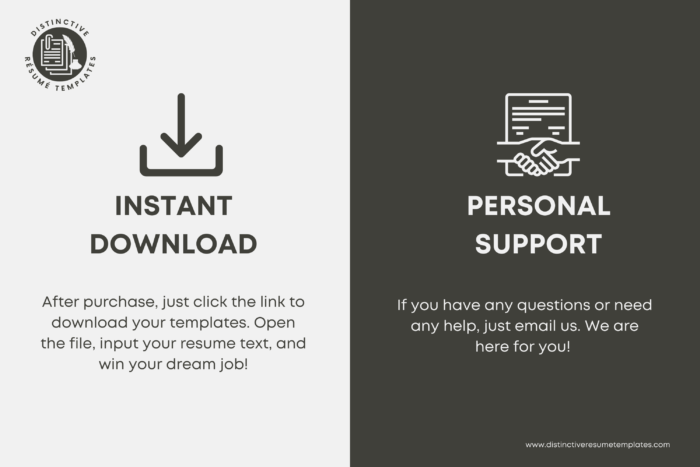contemporary resume template 11