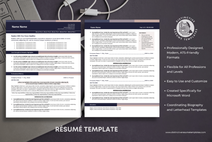 corporate resume template 2
