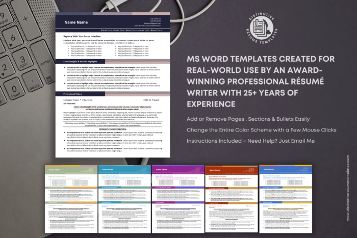 corporate resume template 3