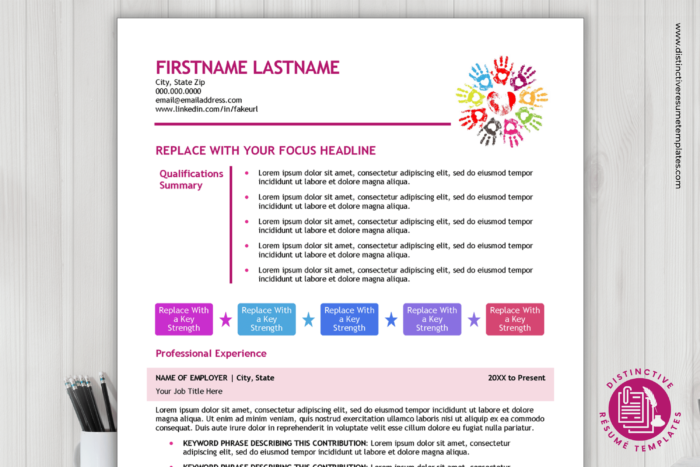 early childhood education resume template 1