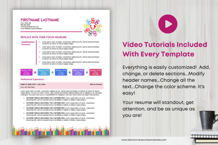early childhood education resume template 8