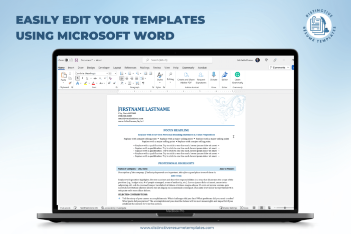 elegant resume template 9
