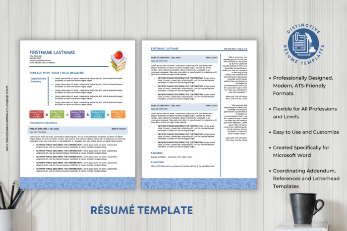 elementary teacher resume template 2