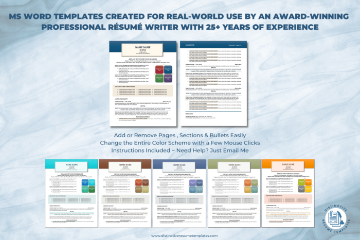 executive resume template 2