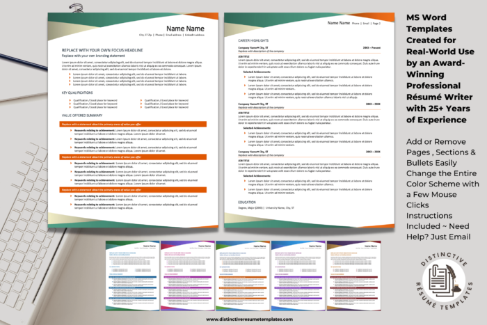 functional resume template 2