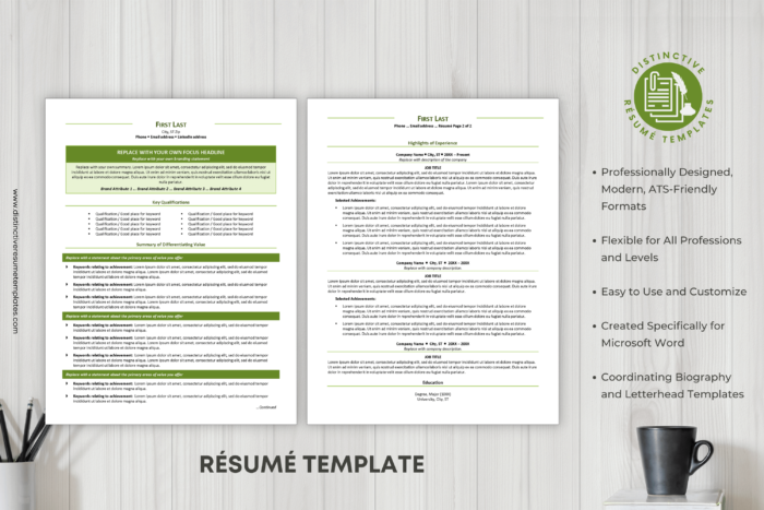 resume template for career change 2