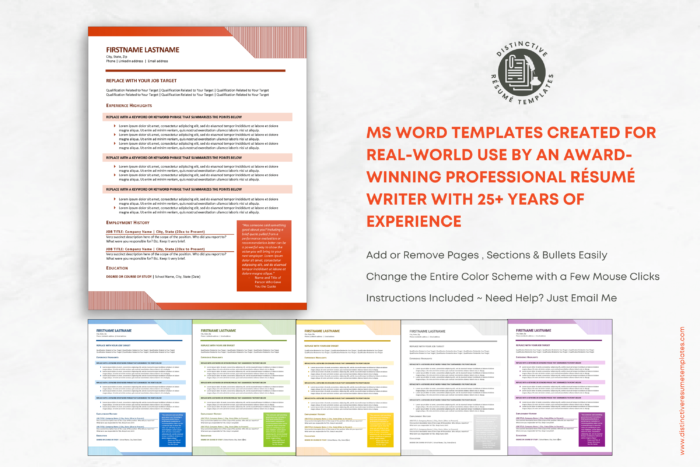 resume template for early career 3