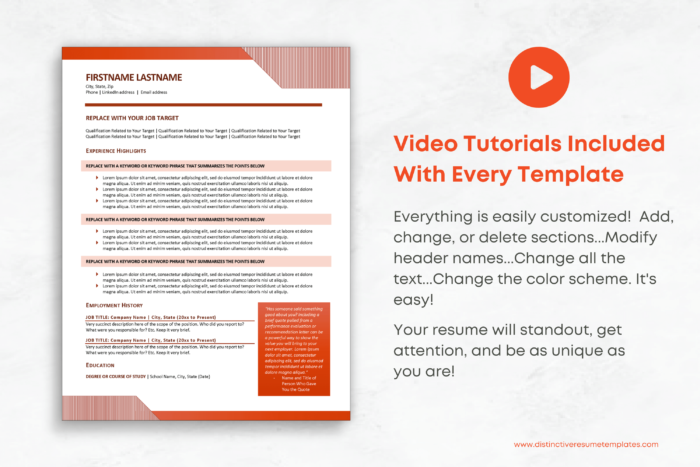 resume template for early career 8