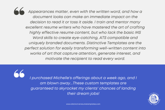resume template with a unique format 7