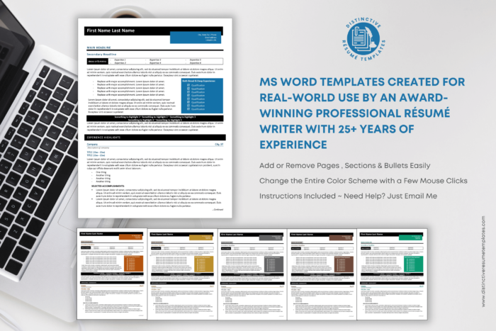 science resume template 3