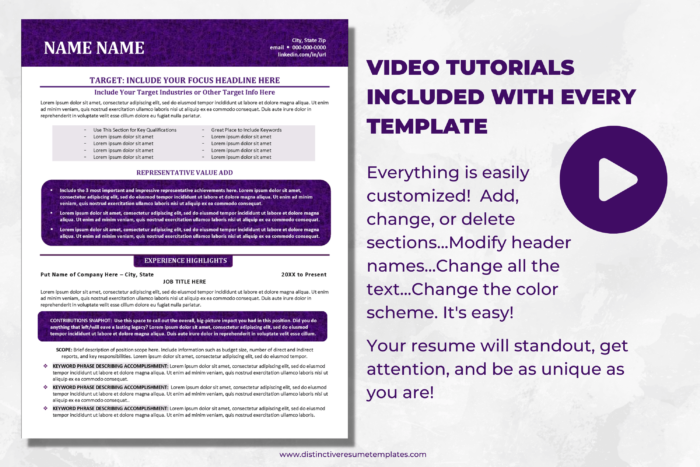 traditionally formatted resume template 8