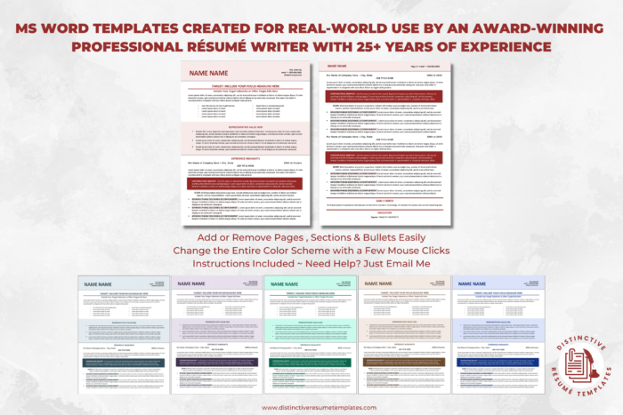 versatile resume template 3