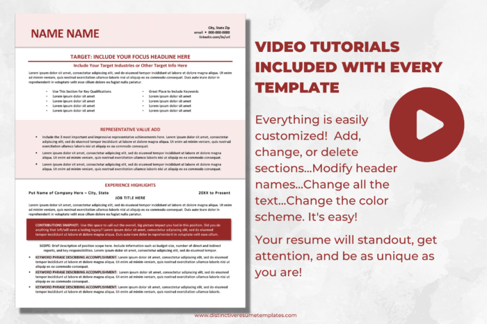 versatile resume template 8