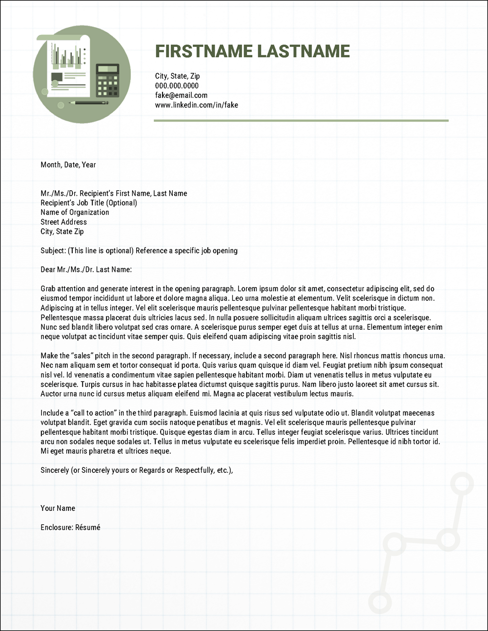 Accounting Letterhead Template
