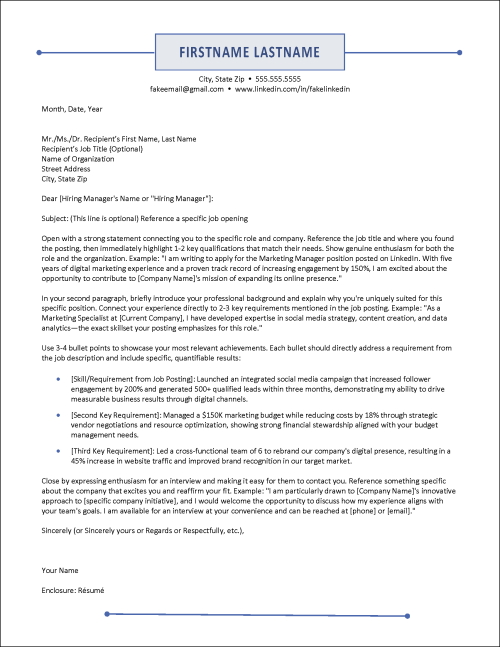 Minimalist Letterhead