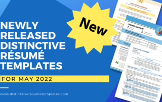 Newly Released Resume Templates May 2022