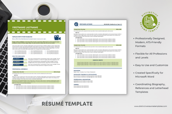 entertainment industry resume template 2