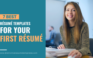 resume templates for your first resume
